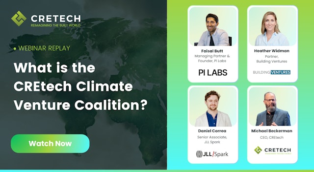 What is the  CREtech Climate Venture Coalition?