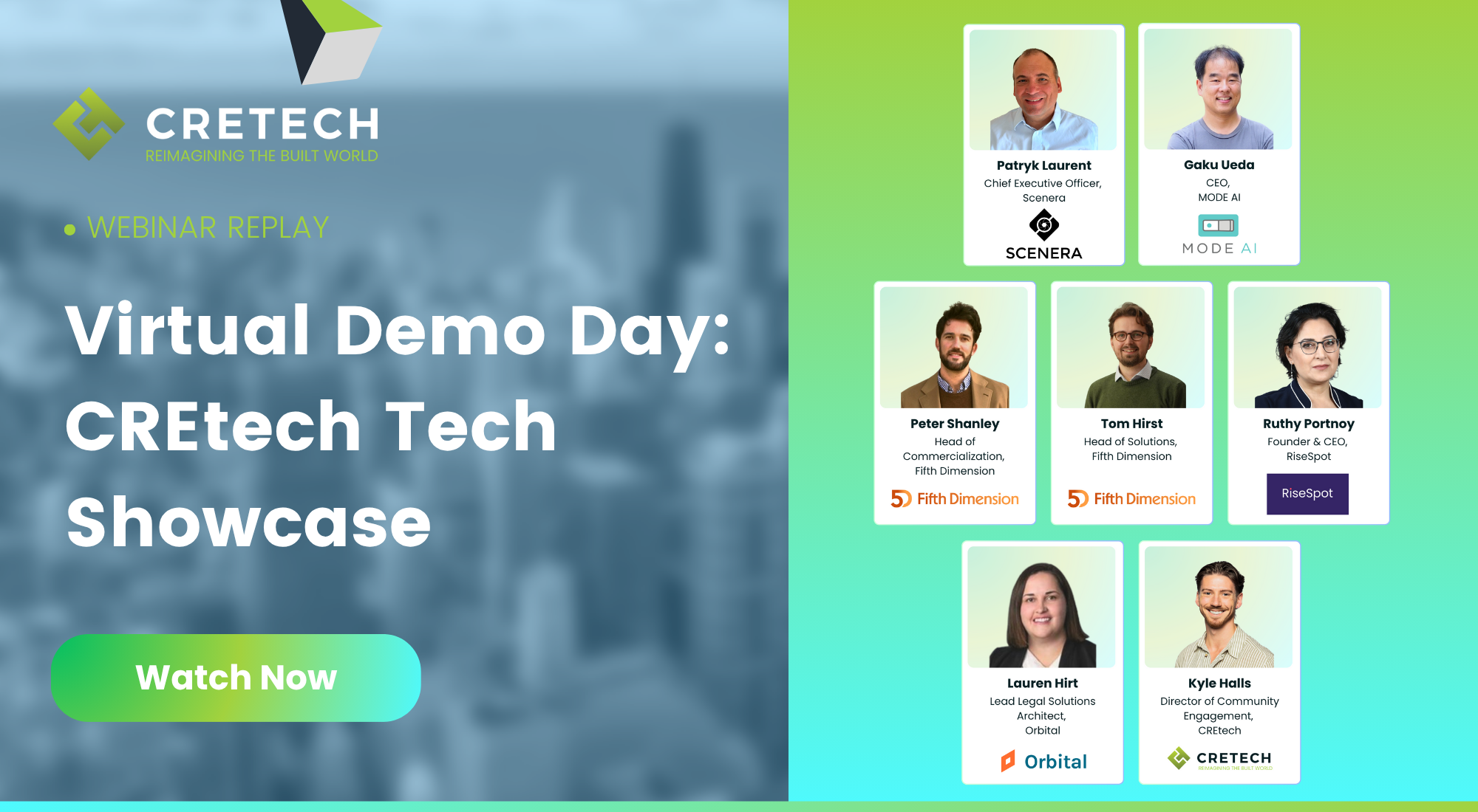 Virtual Demo Day: CREtech Tech Showcase - November 19th 2025