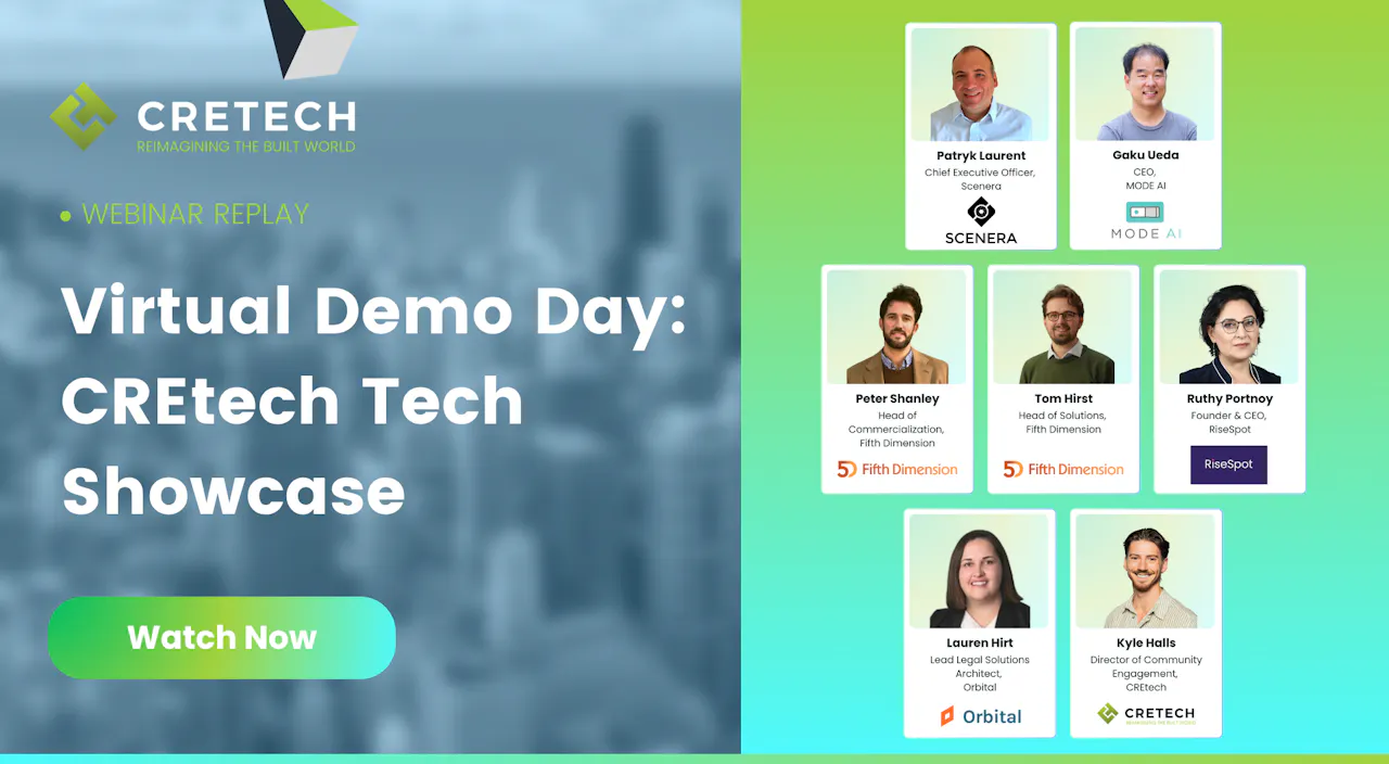 Virtual Demo Day: CREtech Tech Showcase - November 19th 2025 - CREtech+