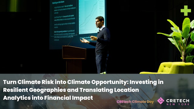 Turn Climate Risk into Climate Opportunity