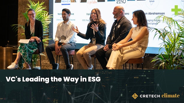 VC's Leading The Way In ESG