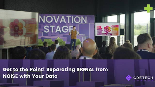 Get to the Point! Separating SIGNAL From NOISE With Your Data