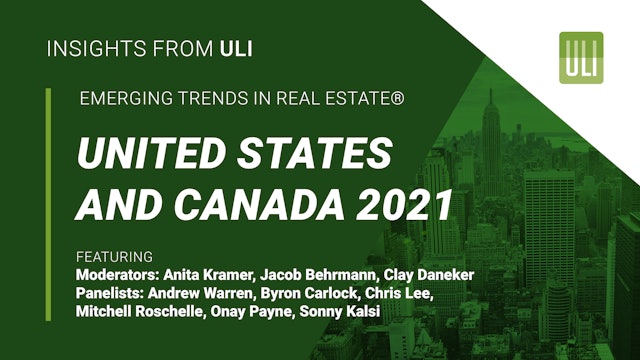 Emerging Trends in Real Estate® United States and Canada 2021 