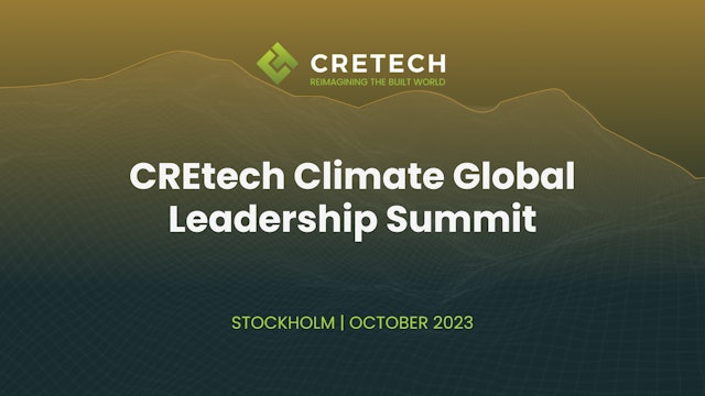 NEW! CREtech Climate Stockholm 2023