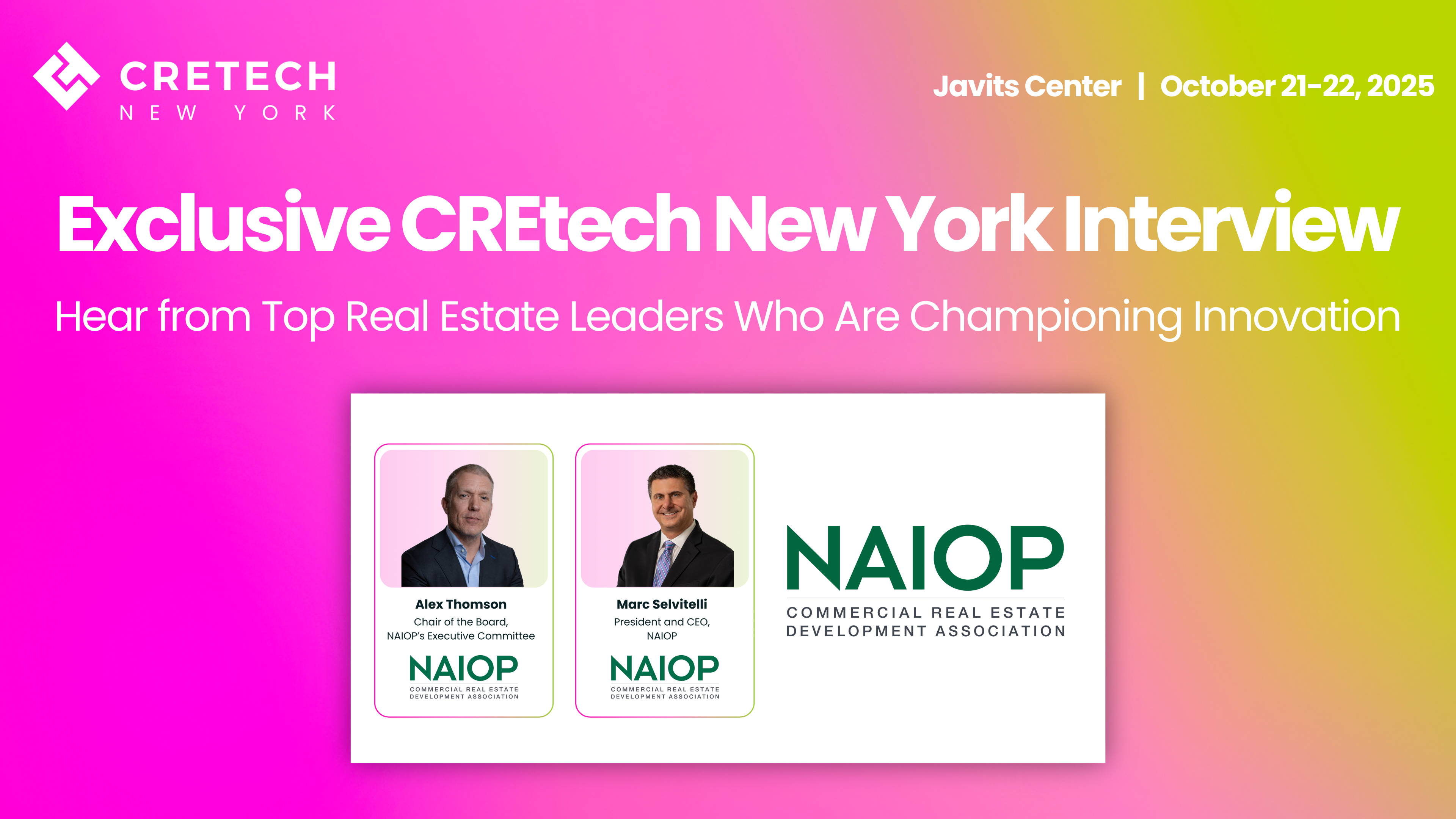NAIOP & CREtech: Innovation, AI, and the Future of Commercial Real Estate