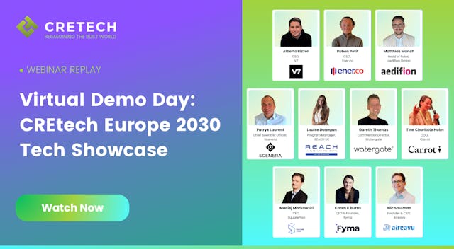 Virtual Demo Day: CREtech Europe 2030...