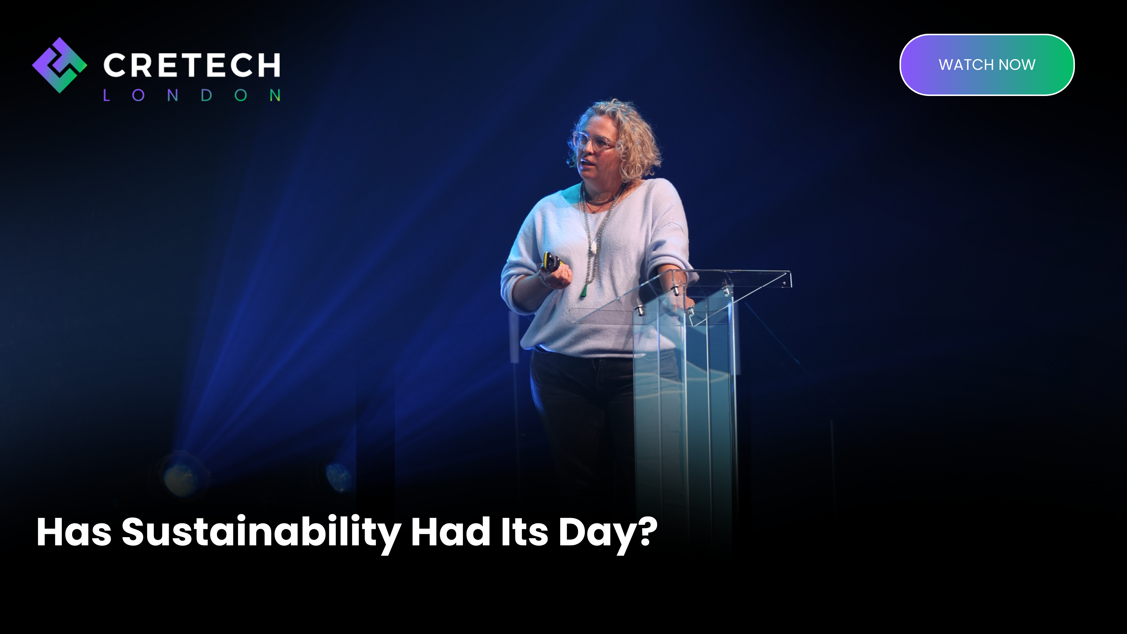 Has Sustainability Had Its Day?