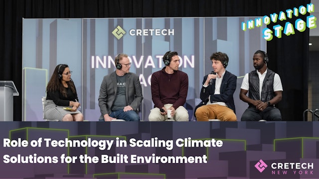 Role of Technology in Scaling Climate Solutions for the Built Environment