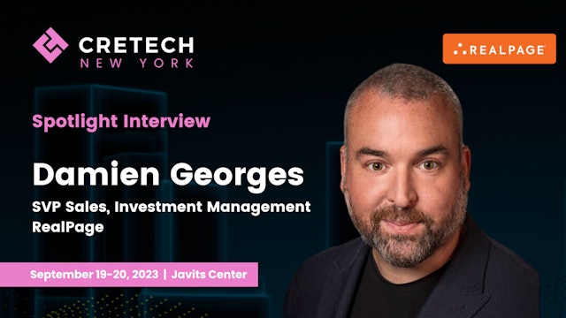 CREtech New York 2023 - Spotlight Interview with Damien Georges