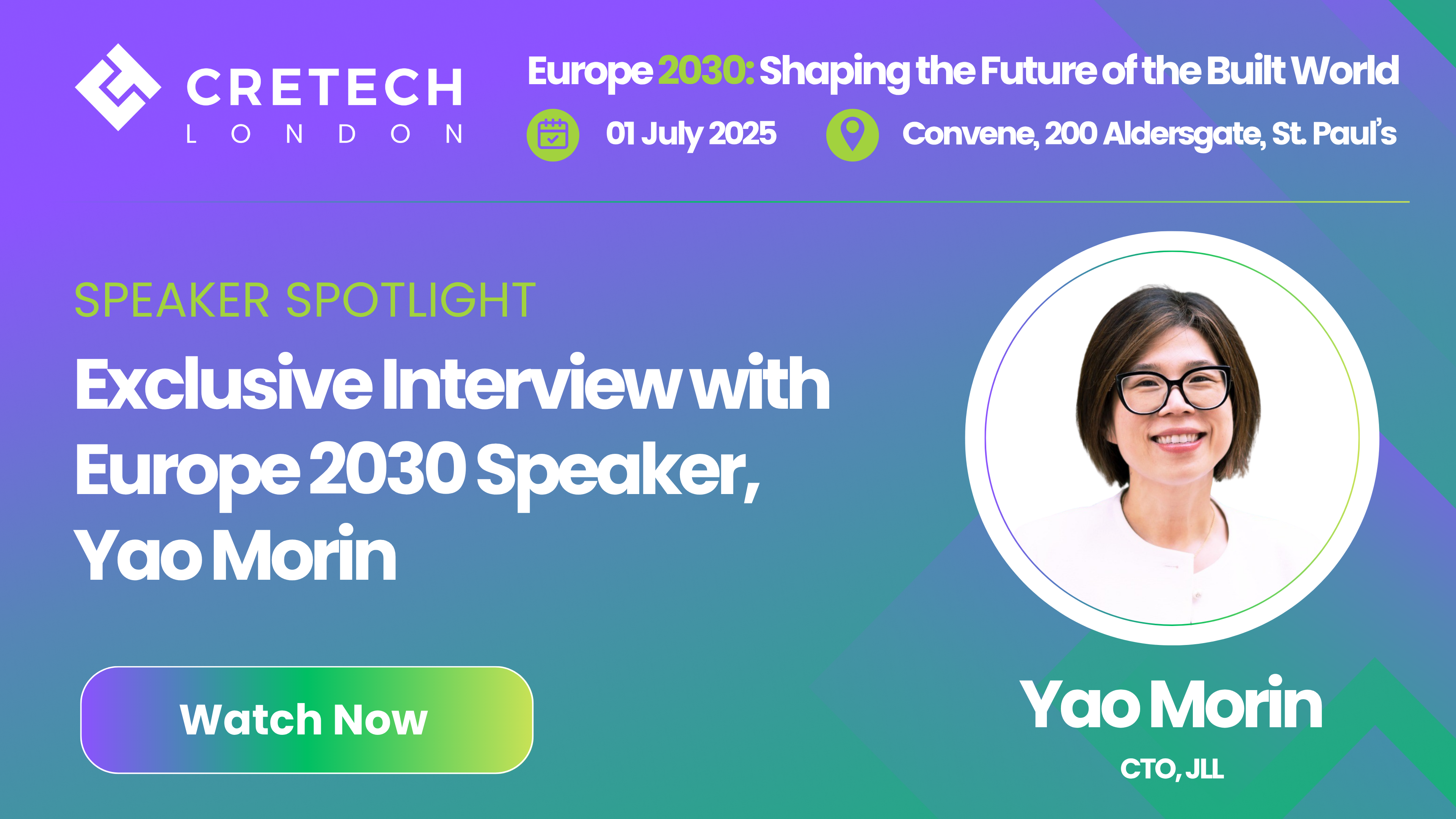 Exclusive Interview with Europe 2030 Speaker, Yao Morin