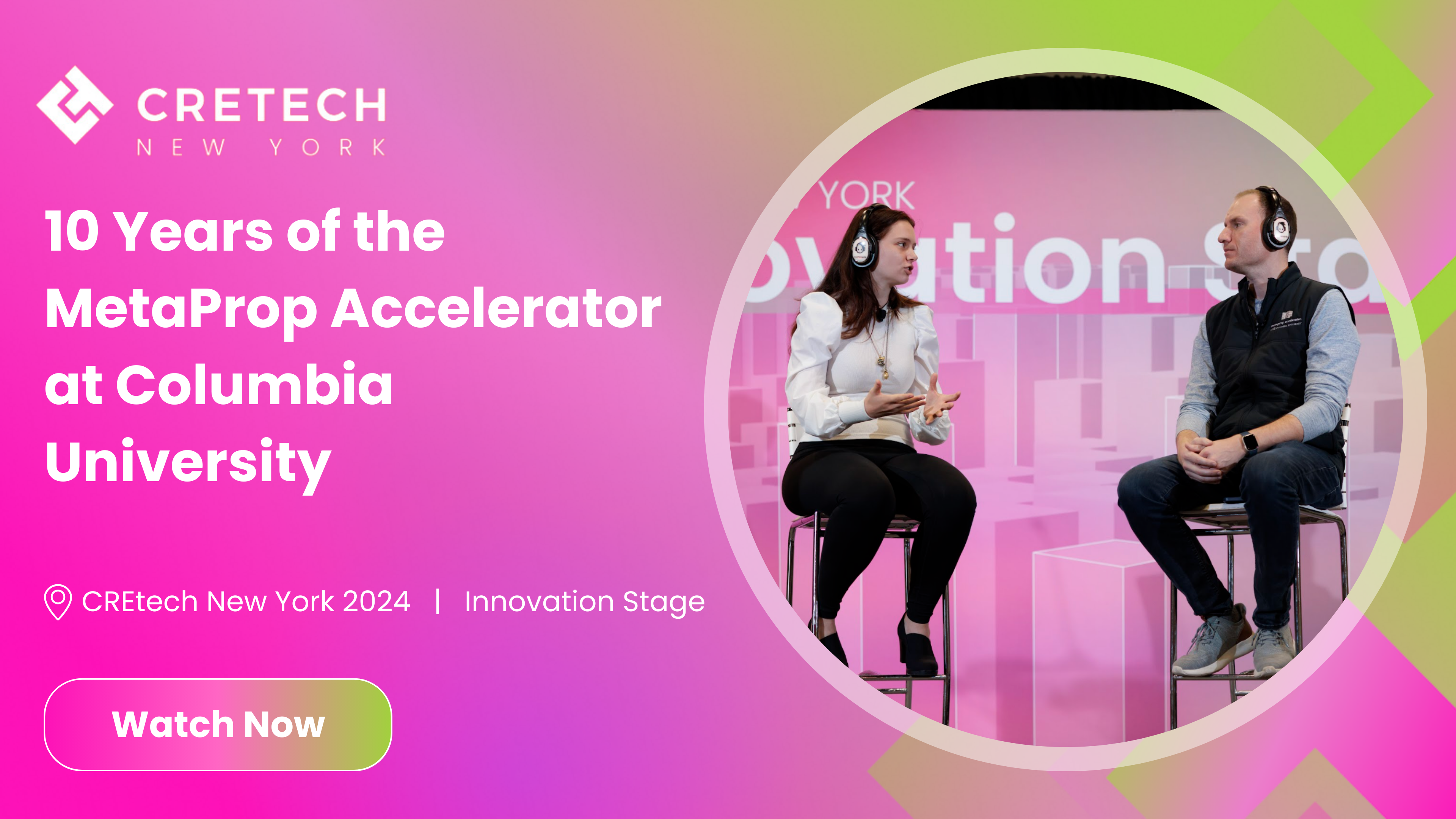 10 Years of the MetaProp Accelerator at Columbia University