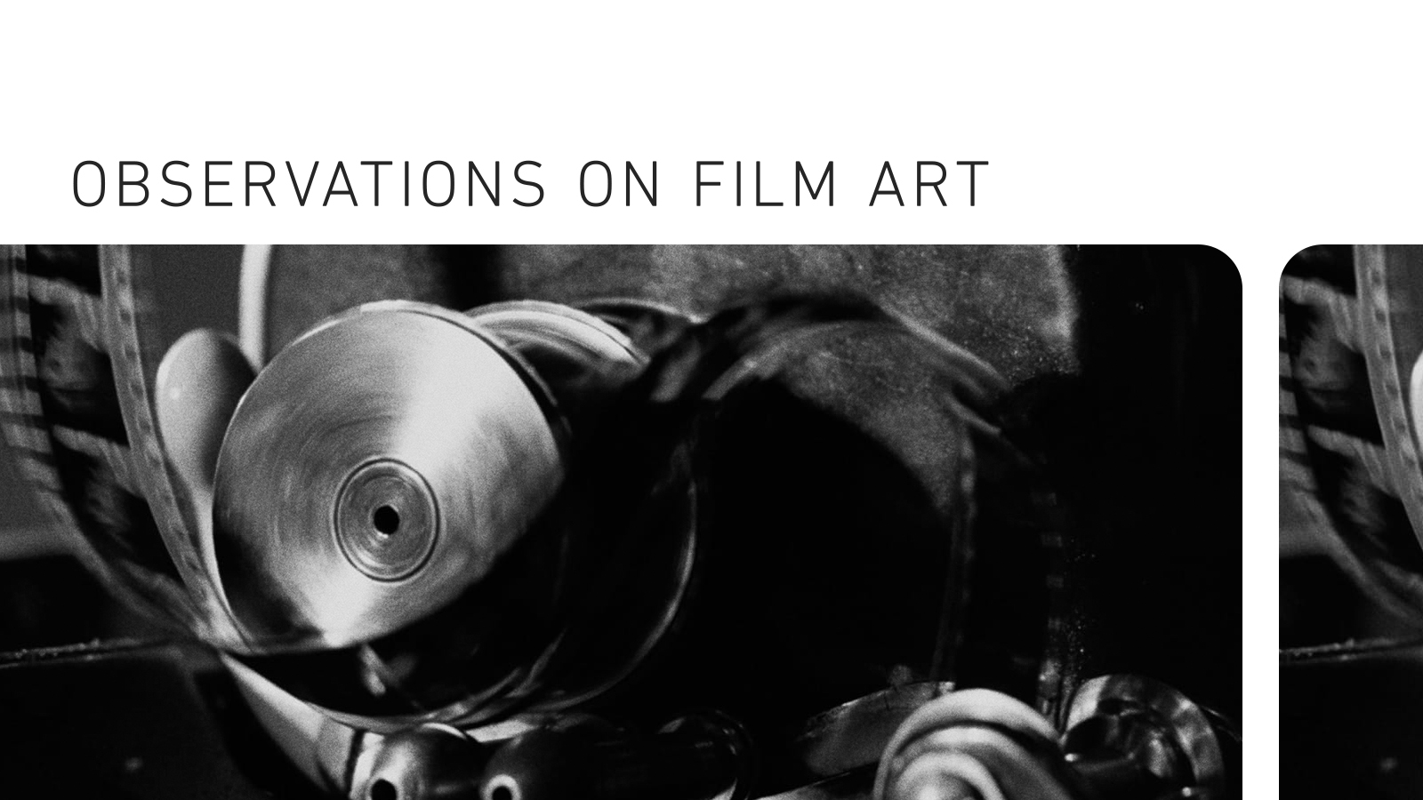 Observations on Film Art Teaser