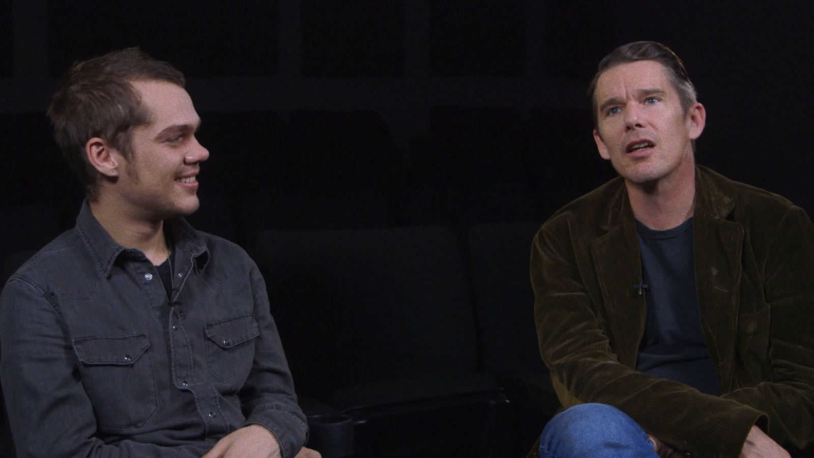 Ethan Hawke and Ellar Coltrane on BOYHOOD