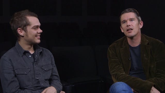Ethan Hawke and Ellar Coltrane on BOY...