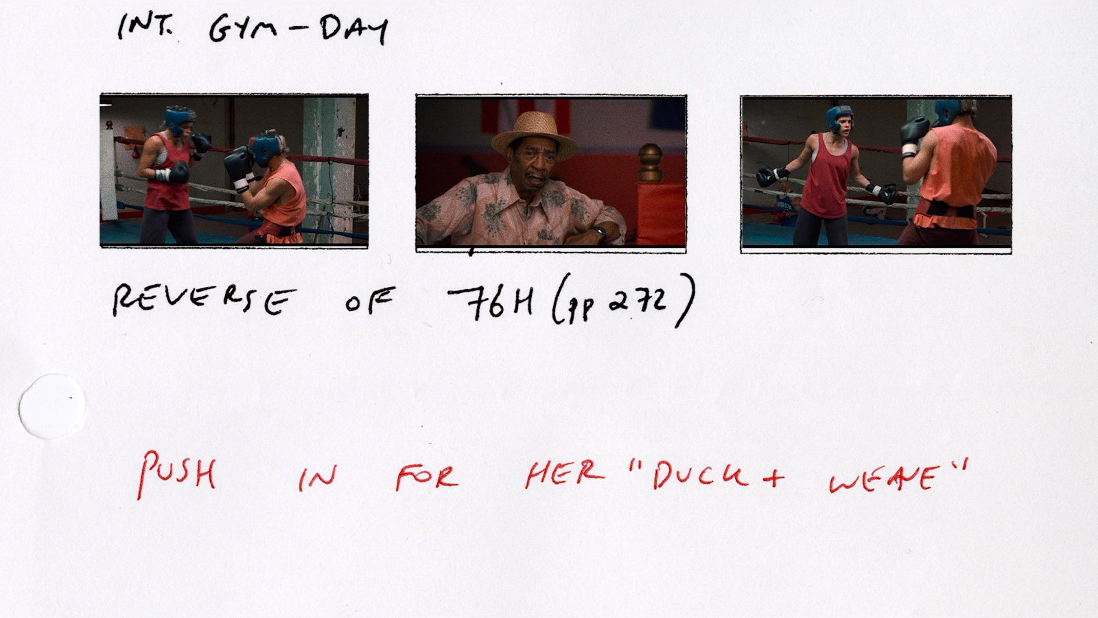 Storyboarding GIRLFIGHT