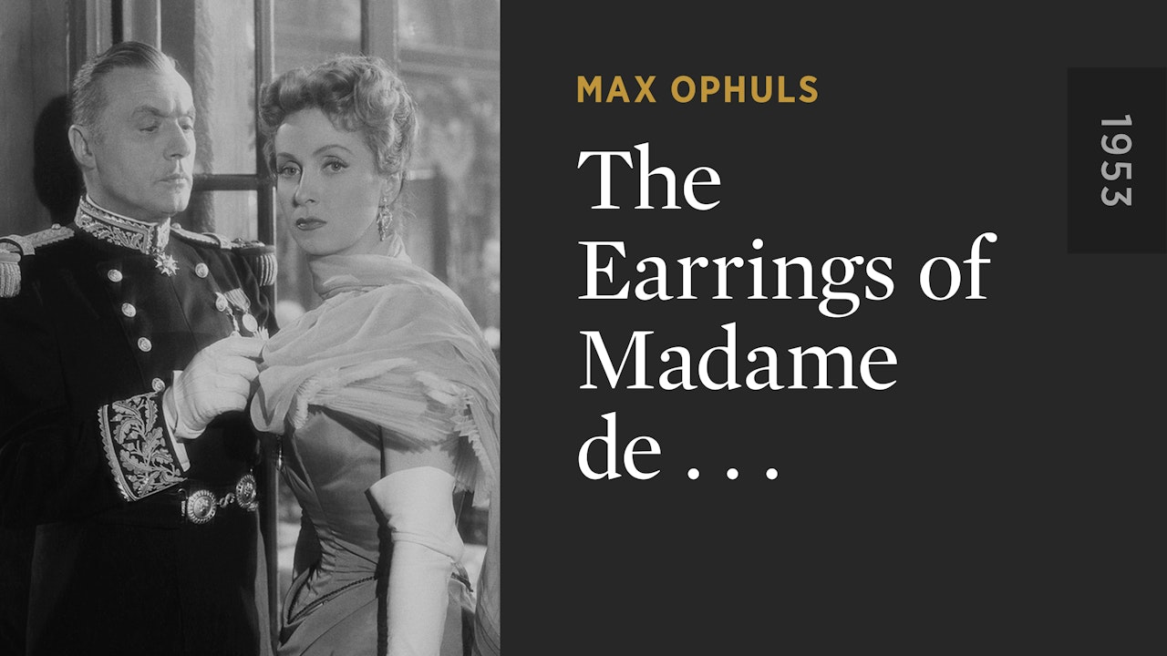 The Earrings of Madame de . . .