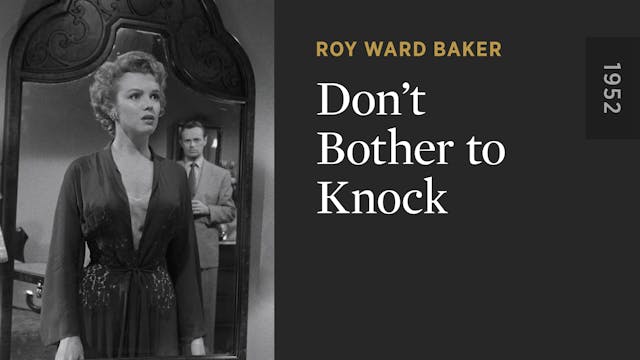 Don’t Bother to Knock