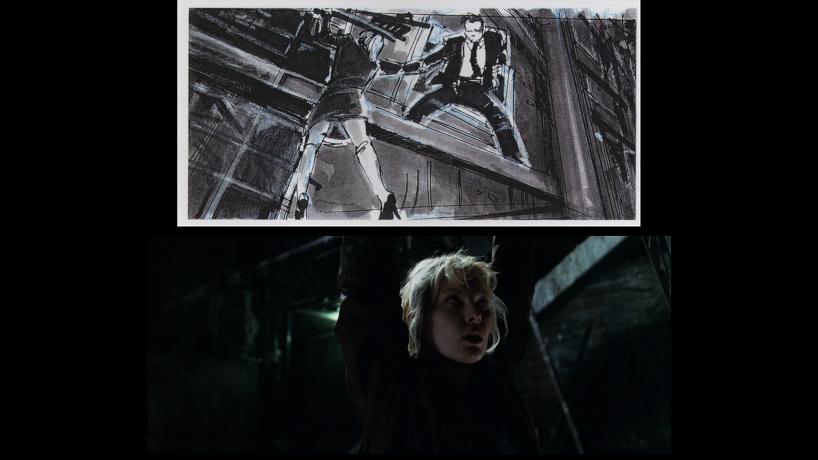 THE GAME Film-to-Storyboard Comparison: Dog Chase