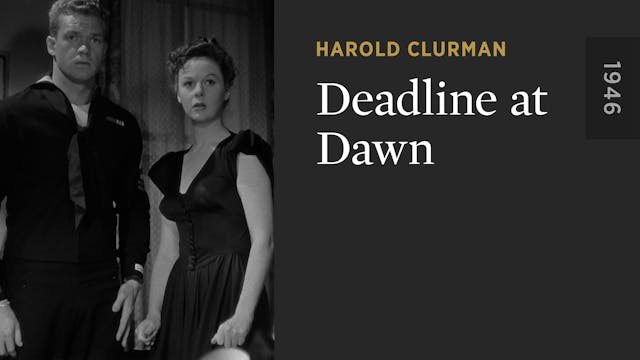 Deadline at Dawn