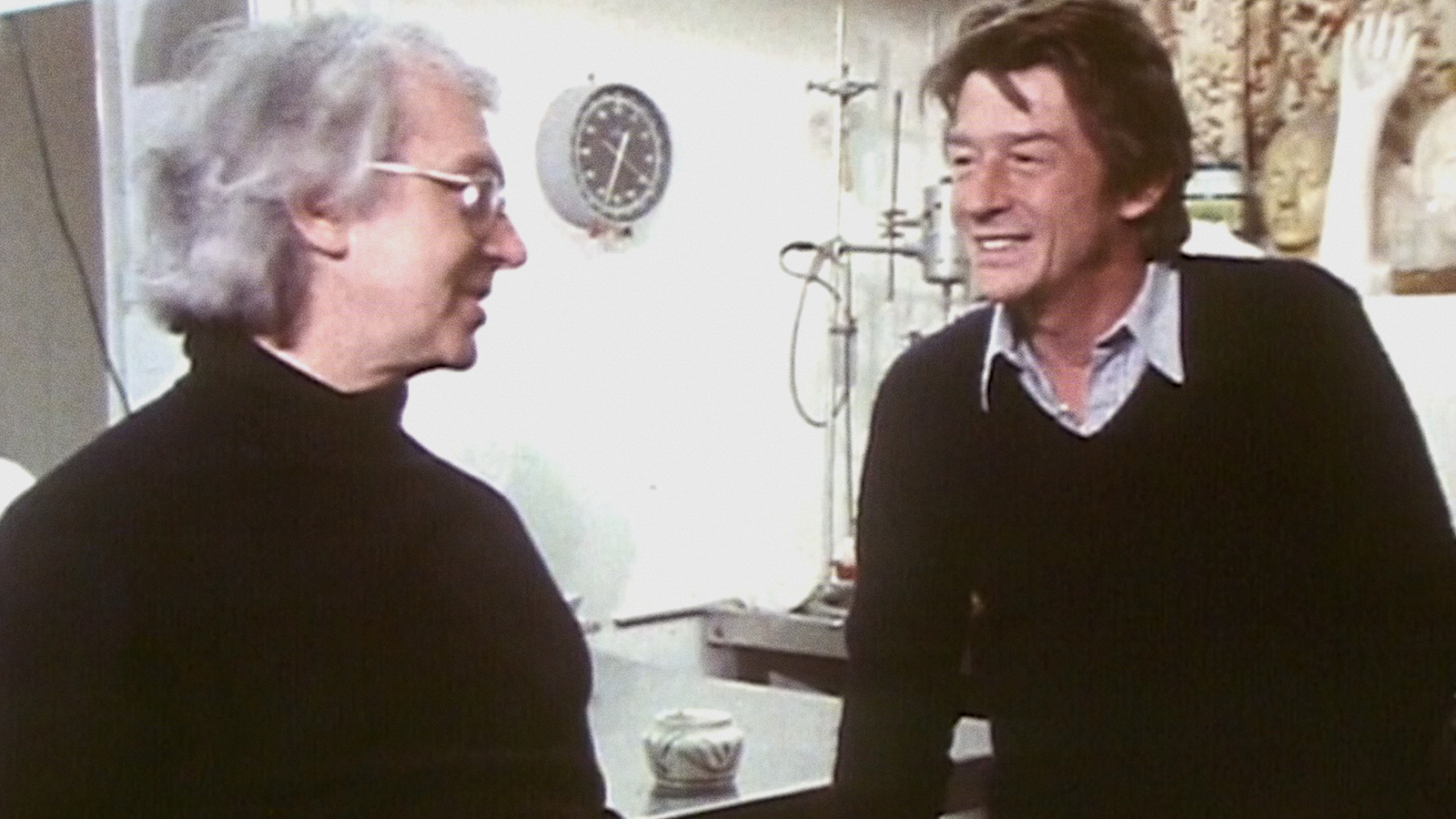 Christopher Tucker and John Hurt on THE ELEPHANT MAN