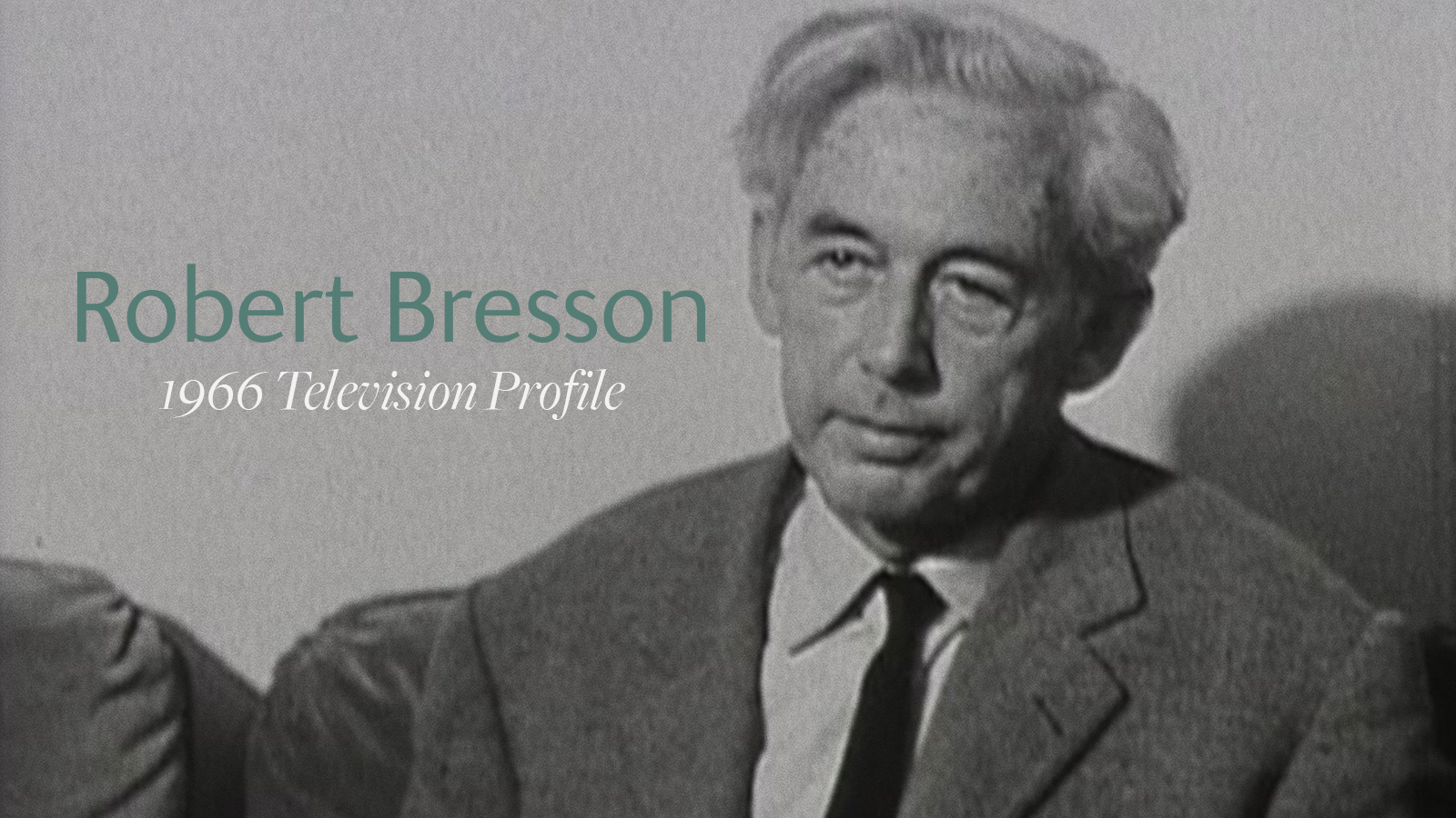 Robert Bresson, 1966 Television Profile