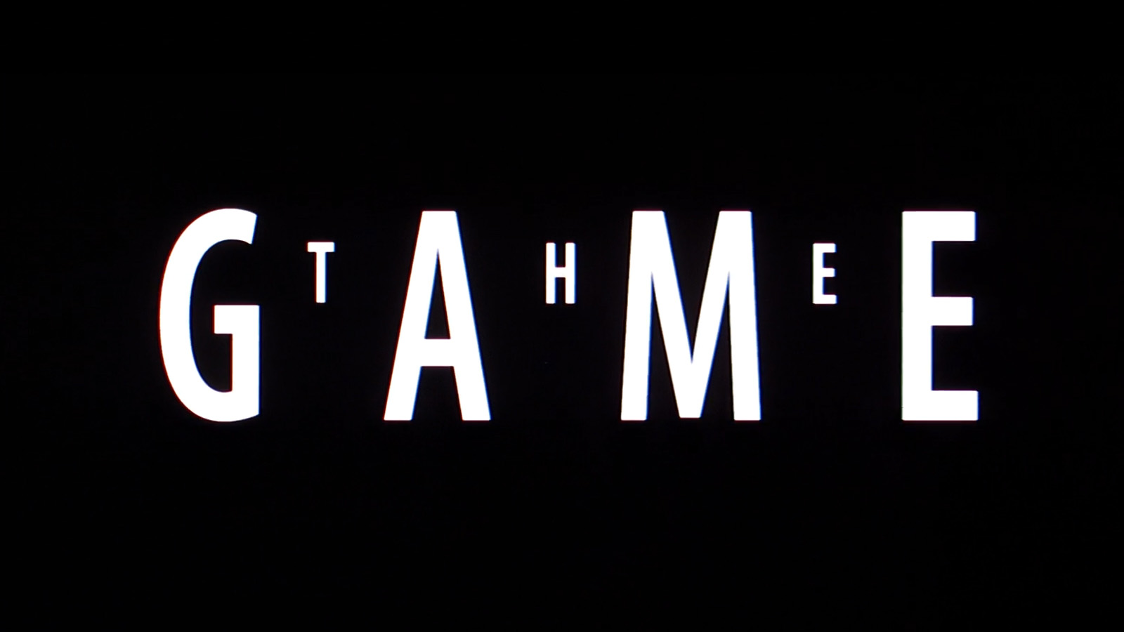 THE GAME Teaser Trailer with Commentary