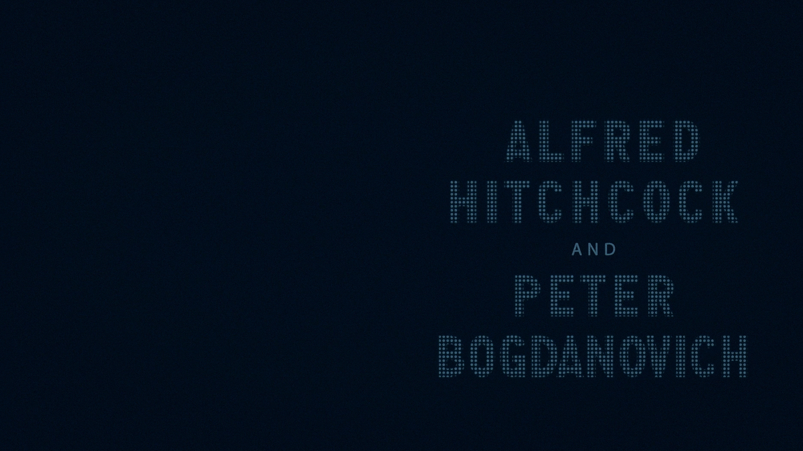 Alfred Hitchcock and Peter Bogdanovich on Hitchcock's Early Years, 1972