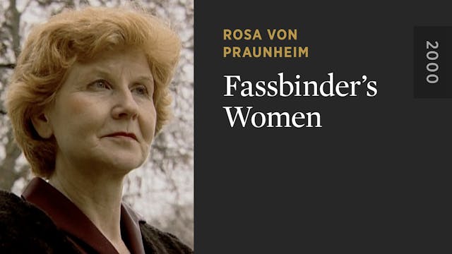 Fassbinder’s Women