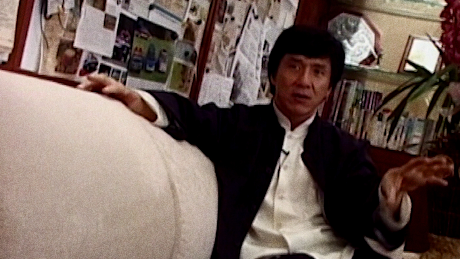 Jackie Chan on THE YOUNG MASTER