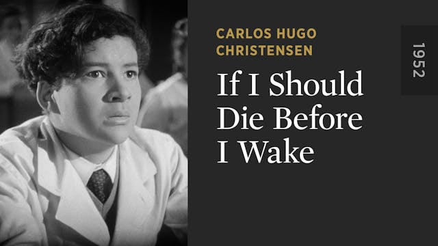 If I Should Die Before I Wake