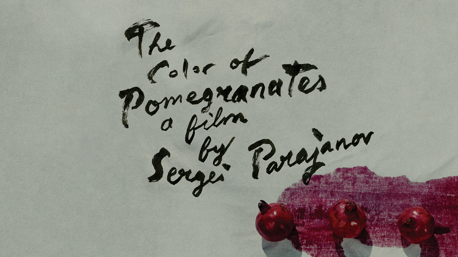 THE COLOR OF POMEGRANATES Edition Intro