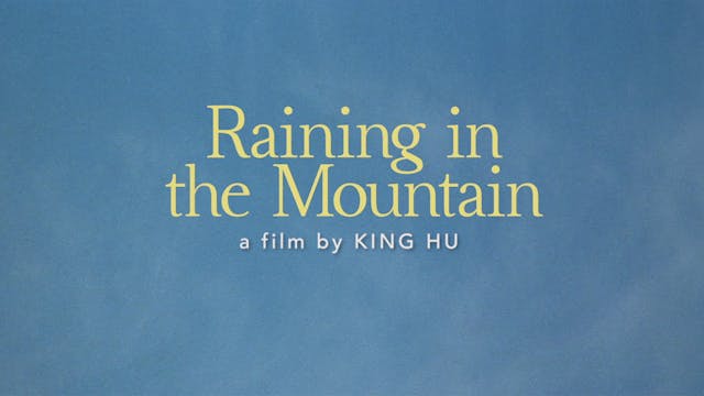 RAINING IN THE MOUNTAIN Trailer