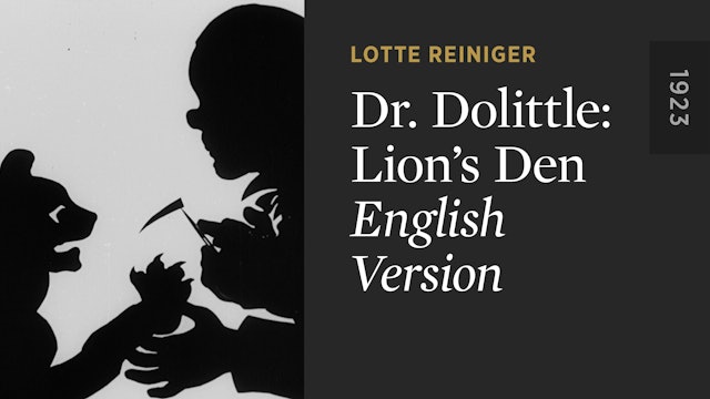 DR. DOLITTLE: LION’S DEN: English Version