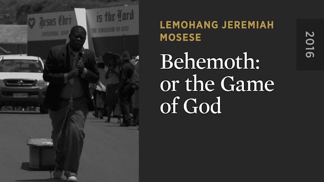 Behemoth: or the Game of God