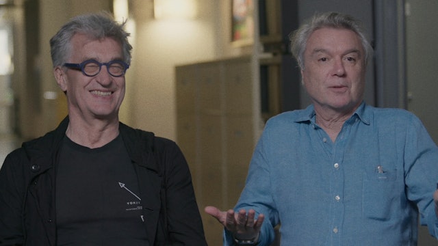 Wim Wenders and David Byrne