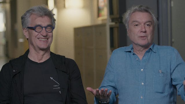 Wim Wenders and David Byrne on UNTIL ...