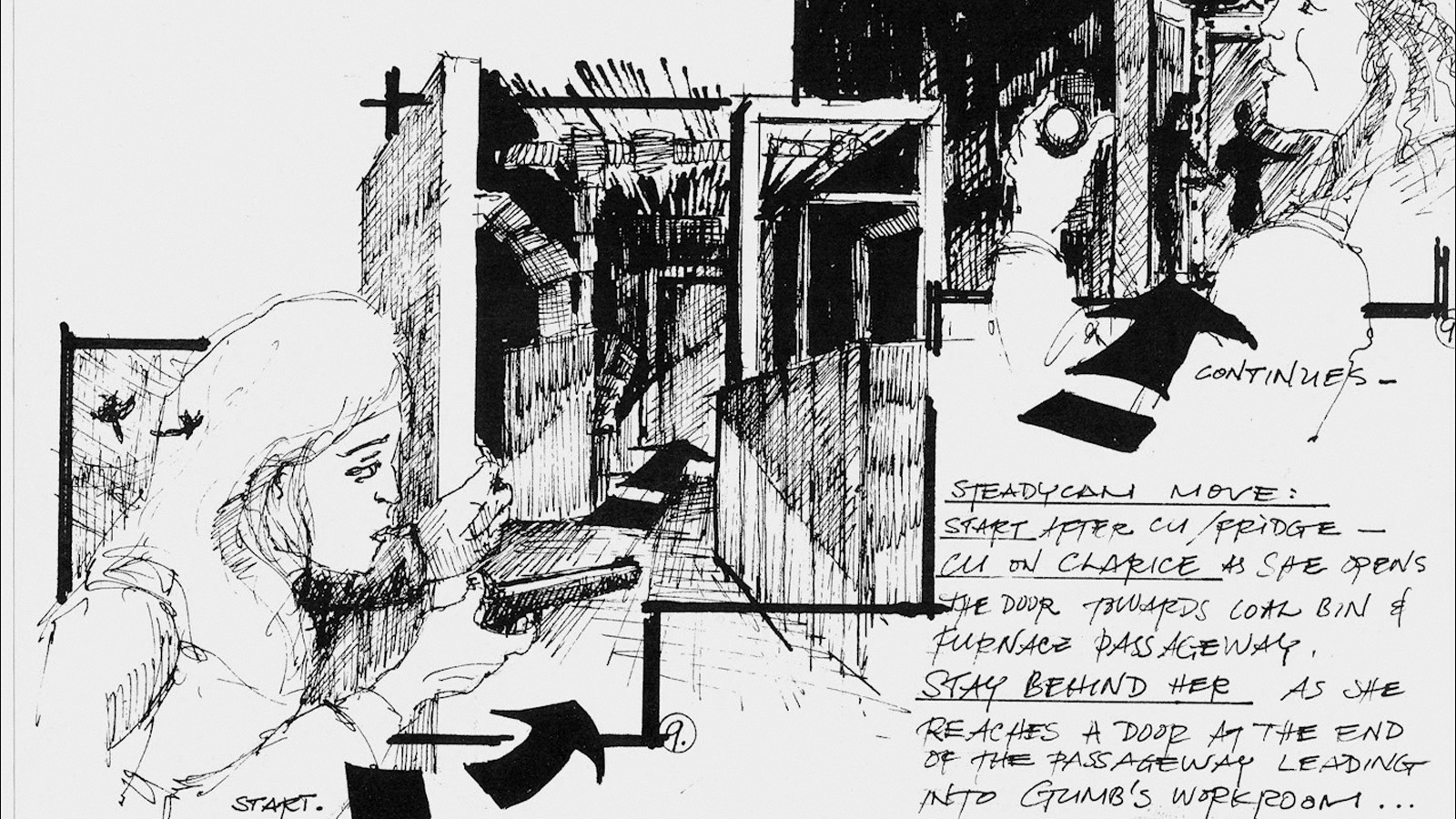 THE SILENCE OF THE LAMBS Storyboards