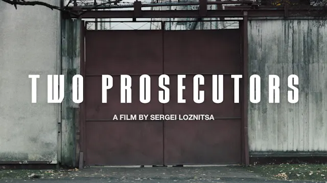 TWO PROSECUTORS Trailer