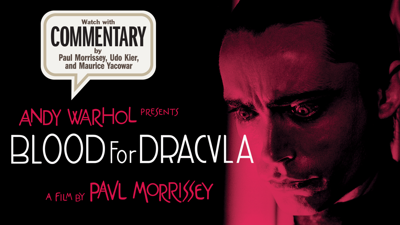 BLOOD FOR DRACULA Commentary