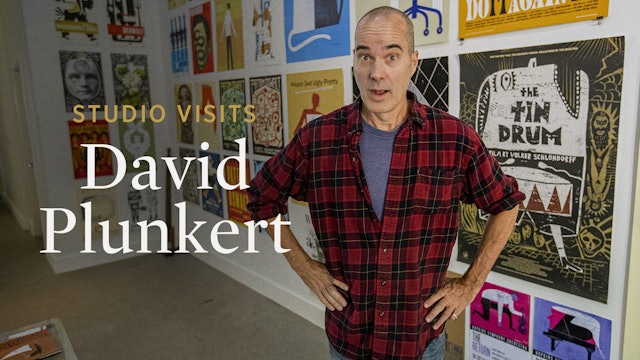 David Plunkert Studio Visit