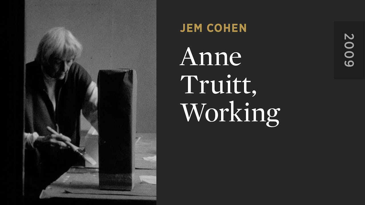 Anne Truitt, Working The Criterion Channel