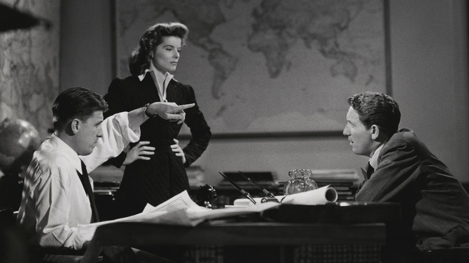 George Stevens on WOMAN OF THE YEAR