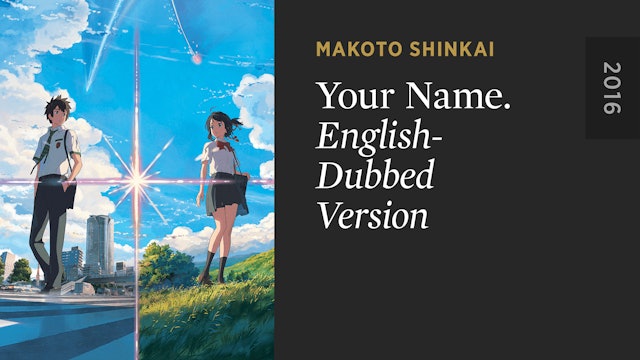 YOUR NAME.: English-Dubbed Version
