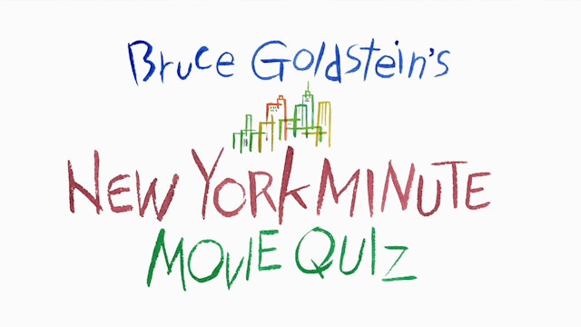 New York Minute Movie Quiz: THE NAKED CITY