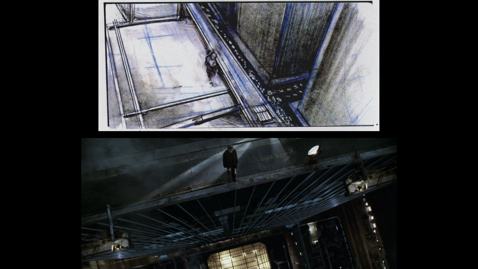 THE GAME Film-to-Storyboard Comparison: The Fall