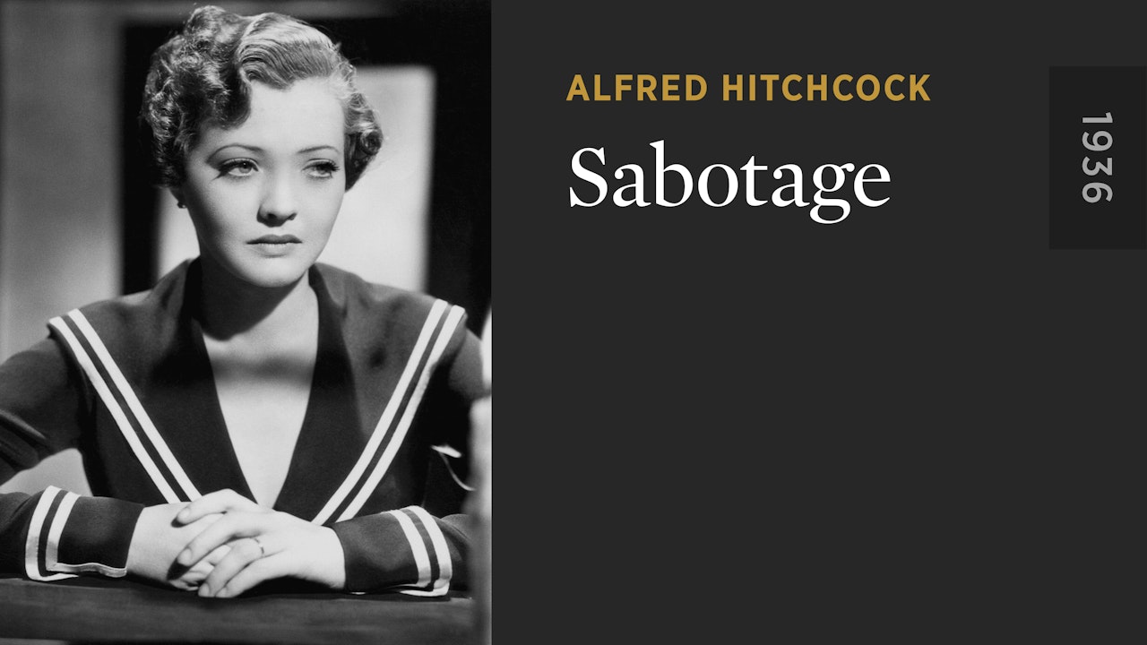 sabotage hitchcock movie poster