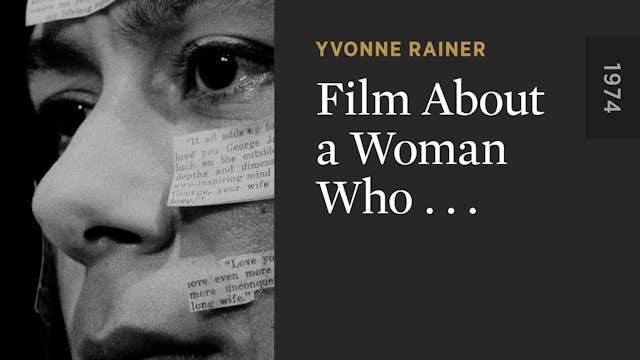 Film About a Woman Who . . .
