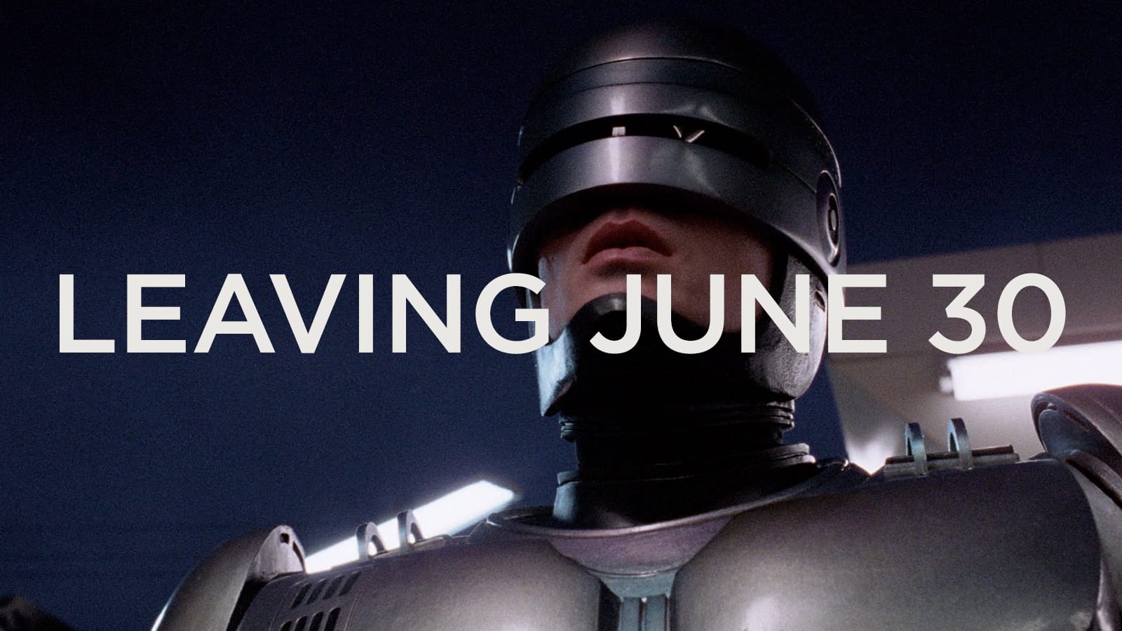 Leaving June 30