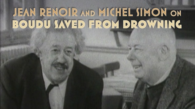 Jean Renoir and Michel Simon on BOUDU SAVED FROM DROWNING