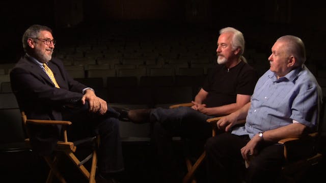 John Landis, Rick Baker, and Bob Burn...